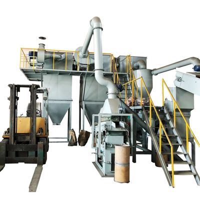 Scrap Lithium Battery Crushing and Recycling with Durable PLC PC Touch Screen Control