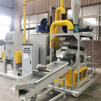 99% Sorting Rate Copper Plastic Final Product Cable Wire Separator Granulator Machine