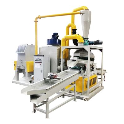 99% Sorting Rate Copper Plastic Final Product Cable Wire Separator Granulator Machine