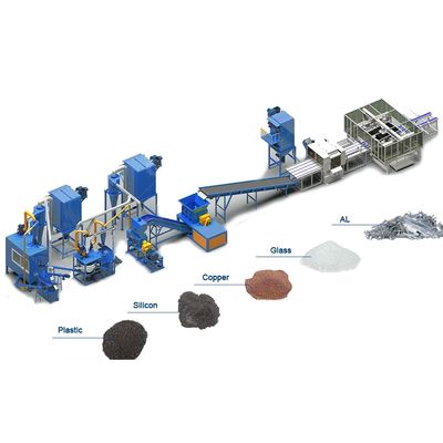 Eco-Friendly Solar Panel Recycling Machine with Shredding and Separating Function