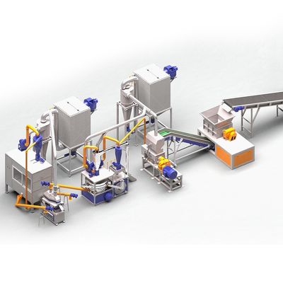 Eco-Friendly Solar Panel Recycling Machine with Shredding and Separating Function