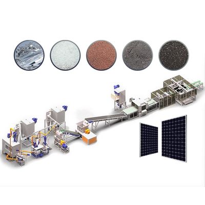 Eco-Friendly Solar Panel Recycling Machine with Shredding and Separating Function