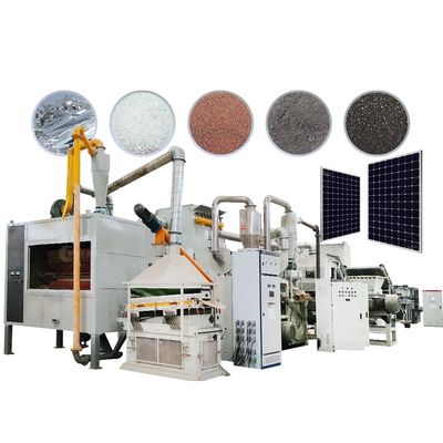 Eco-Friendly Solar Panel Recycling Machine with Shredding and Separating Function