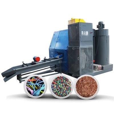 Mini Copper Granulator Waste Computer Wire Recycling Machine with PLC Control System