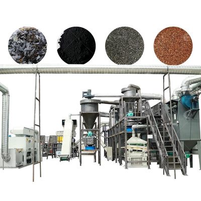 PLC PC Touch Screen Control Lithium Ion Battery Recycling Machinery for Lithium Cells