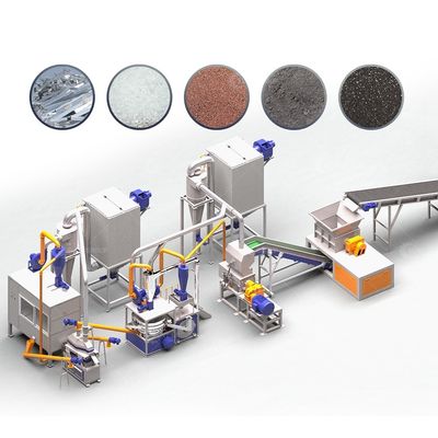 Customizable PV Panels Recycling Line with Advanced Patent Technology and PLC Control