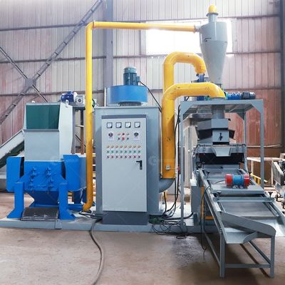 Computer Controlled 300kg/h Copper Wire Recycling Machine for Scrap Wire Granulating