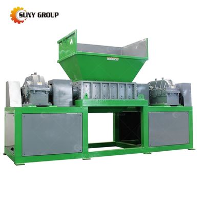 Double Shaft Shredder for Scrap Cable Chopping and Car Engine Shredding Equipment