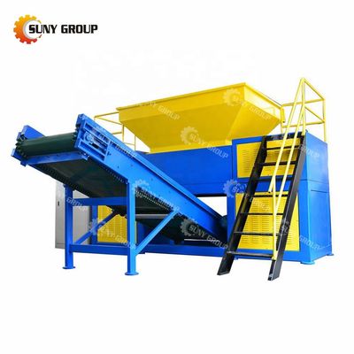 PLC Controlled Engineering Plastics Shredder for Wood Chop Board and Foam Recycling