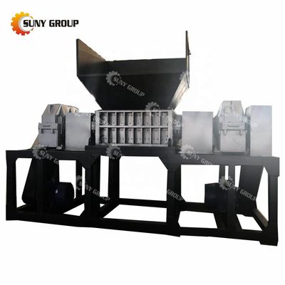 PLC Controlled Engineering Plastics Shredder for Wood Chop Board and Foam Recycling