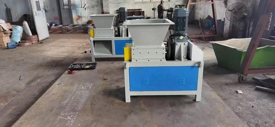 Double Blades Metal Scrap Shredder Machine for Aluminum Processing and Cardboard Shredding