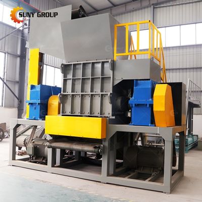 800-5000kg/h Capacity Metal Scrap Shredder with Twin Shaft Design and PLC Control