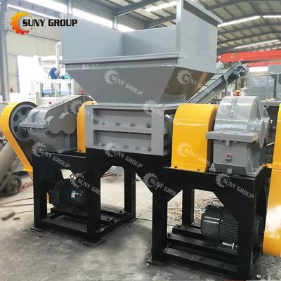 Multifunctional Small Used Rubber Tire Shredder Prices with Durable and Sharp Blades