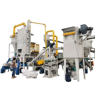 Scrap Electronic Lithium Battery Crushing and Recycling Plant with PLC Core Components