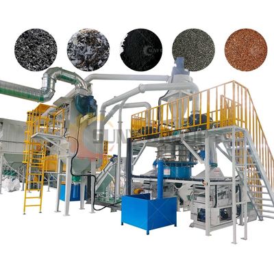 Engine-Powered Scrap Lithium Battery Recycling Line with Fully Automatic Processing