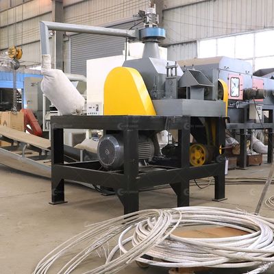 22.25kW Power Scrap ACSR Wire Crushing And Sorting Machine CableWire Recycling Machine