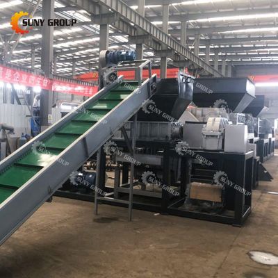 Scrap Car Double Shaft Shredder Machine with 15KW Power and Video Outgoing-Inspection