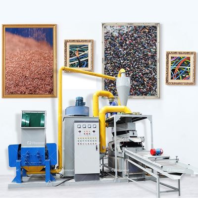 Scrap Copper Wire Recycling Machine Waste Wire Granulator with and Customized Voltage