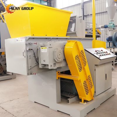 Single Shaft Shredder Machine For Waste ABS Computer Shell With Motor Core Components