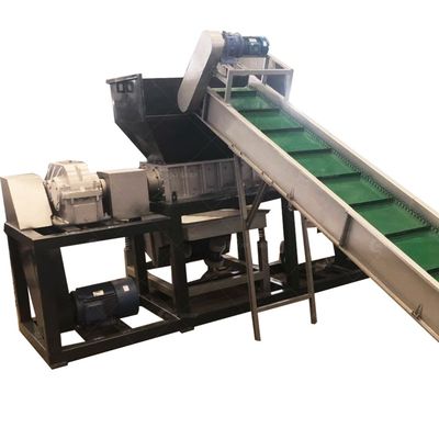 Multifunctional Waste Material Shredder with Blade and PLC Control ZY-800 Double Shaft