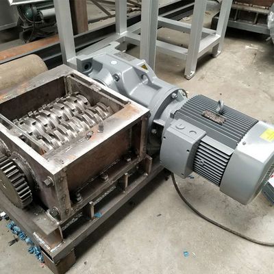 Scrap Aluminum Cans Shredder Machine Double Shaft Crusher for Customized Requirements