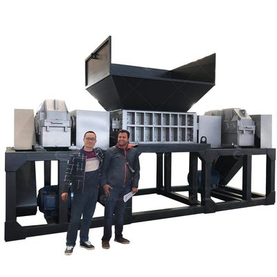 Double Shaft Scrap Metal Shredder Crusher for Car Shredding and Crushing