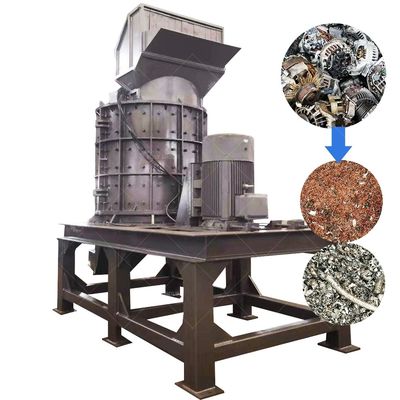 Vertical Scrap Metal Crusher Machine with 800-1000kg/H Capacity and PLC Core Components