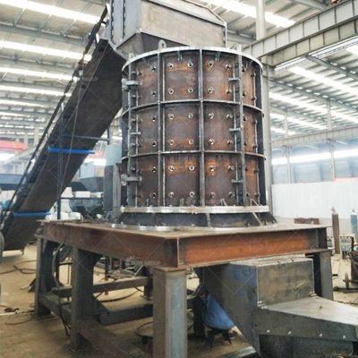 Vertical Scrap Metal Crusher Machine with 800-1000kg/H Capacity and PLC Core Components