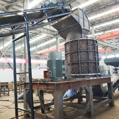 650 Spindle Speed High Capacity Vertical Type Hammer Crusher Machine with 2/4pcs Hammers