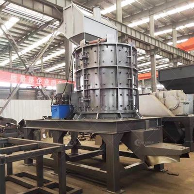 650 Spindle Speed High Capacity Vertical Type Hammer Crusher Machine with 2/4pcs Hammers