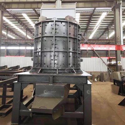 650 Spindle Speed High Capacity Vertical Type Hammer Crusher Machine with 2/4pcs Hammers