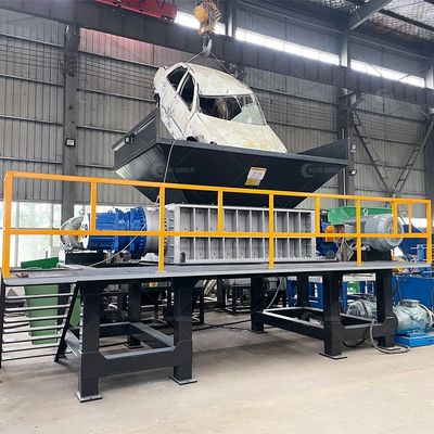 Double Shaft Shredder for Scrap Metal Recycling of Steel Plate and Automobile Shell