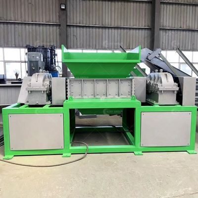Customizable Blades Double Shaft Shredder Machine for Waste Packing Box and Hard Disk