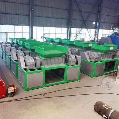 9CrSi/D2/SKD-11 Material Double Shaft Shredding Machine for Shredding Waste Soda Cans