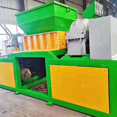 15kW Power Hard Disk Double Shaft Shredder with Large Capacity of 800-5000kg/h