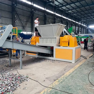 Large Garbage Shredder Machine for Multifunctional Recycling Carbon Steel 3300KG Weight
