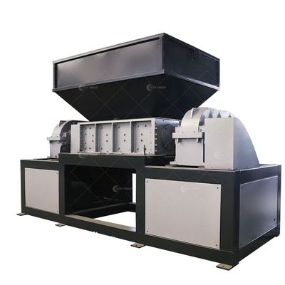 PLC Controlled Double Shaft Wood Pallet Shredder Machine For Your Requirement