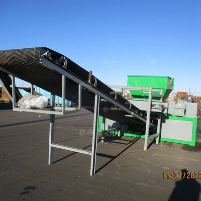 Double Shaft Shredder Machine 9CrSi/D2/SKD-11 Blades Material for Shredding Material