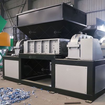Client's Requirements Met Double Shaft Shredder for Plastic Shredding at Affordable