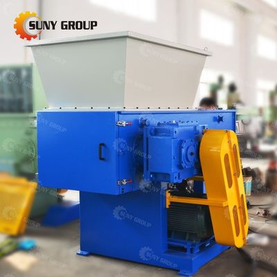 Waste Tire Recycling Machine Single Shaft Shredder with 9CrSi/D2/SKD-11 Blades DS-800