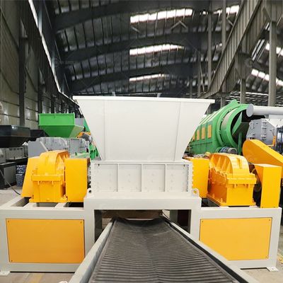 Customizable Double Shaft Shredder for Scrap Steel Wire Processing Weight KG 3300