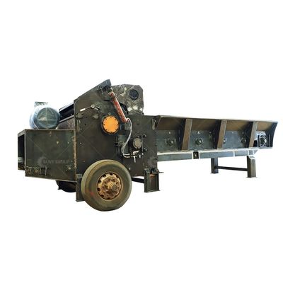 1400mm Width High Production Capacity Wood Shredder Machine with PLC Core Components