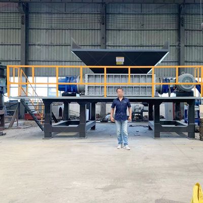 15kW PLC Core Components Scrap Metal Shredder for Plastic Bottle Disintegration Needs