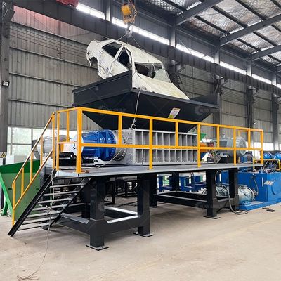 Multifunctional Metal and Plastic Double Shaft Shredder for Video Outgoing-Inspection