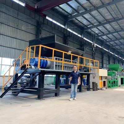 Multifunctional Metal and Plastic Double Shaft Shredder for Video Outgoing-Inspection