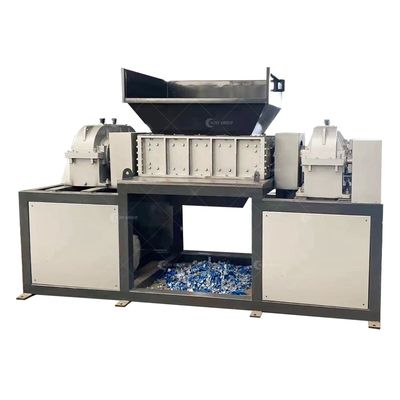 9CrSi/D2/SKD-11 Blades Double Shaft Shredder for Scrap Metal and Aluminum Cans Crushing