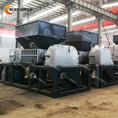 15000W Scrap Coconut Shell Branch Shredding Machine Double Shaft Shredder with Customizable Blades