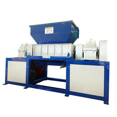 Double Shaft Shredder for Scrap Rubber Sheet Pu Foam Metal Waste Recycling Equipment