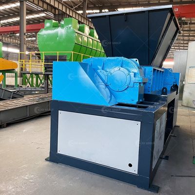 Double Shaft Metal Shredder with Positive Reverse Rotation and Recycling Function