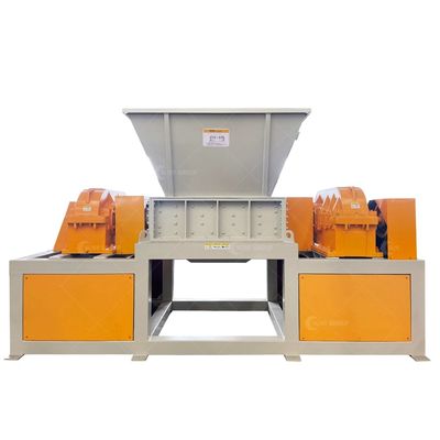 High Power 15000W Double Shaft Shredder For Household Waste With 9CrSi/D2/SKD-11 Blades